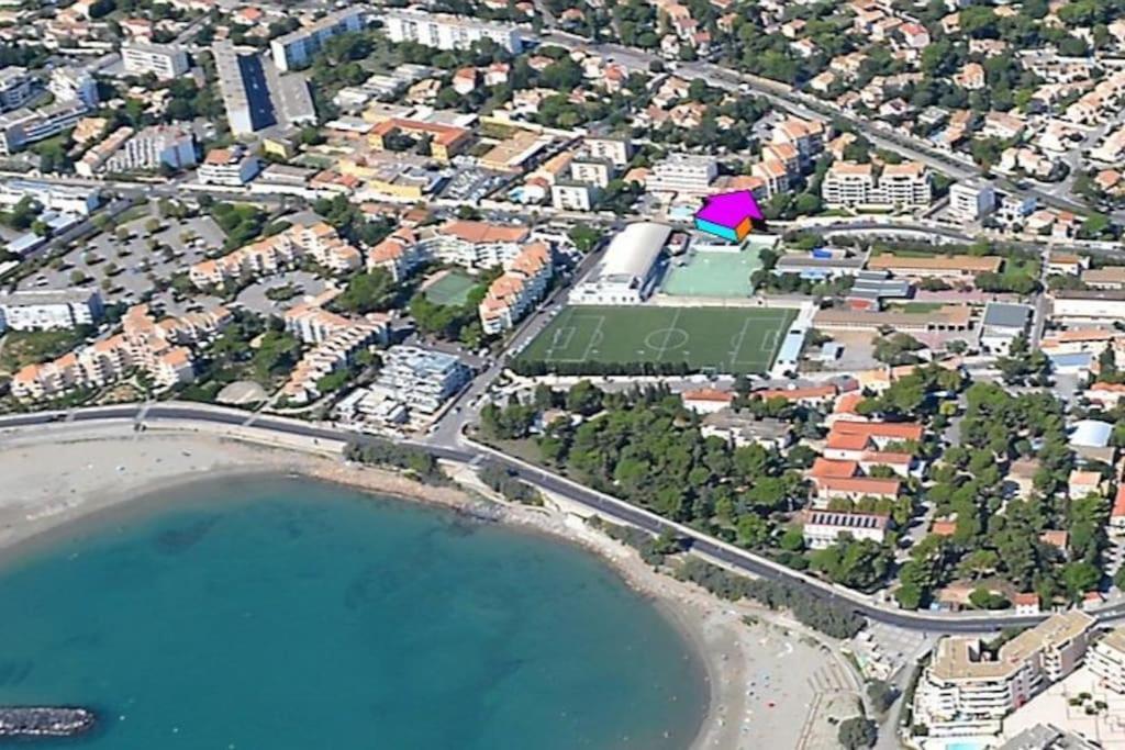 La Plage Vous Appartient - Studio Cabine Vue Mer Apartment Sete Exterior photo